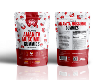 Magic Myc's Relaxing Amanita Gummies - Calm, Sleep, Recover.