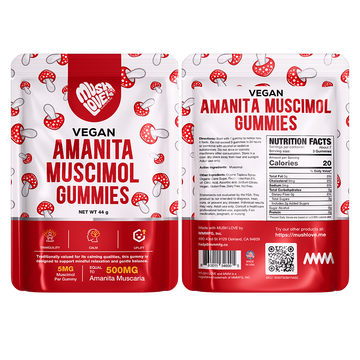 Magic Myc's Relaxing Amanita Gummies - Calm, Sleep, Recover.