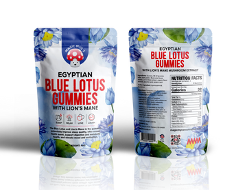 Egyptian Blue Lotus Euphoric Gummies with Lion’s Mane - Great sleep aid!