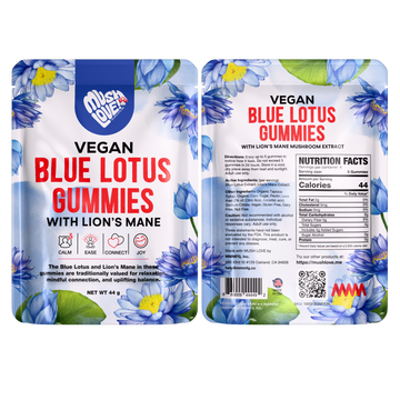 Egyptian Blue Lotus Euphoric Gummies with Lion’s Mane - Great sleep aid!