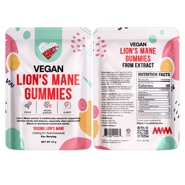 Lion's Mane & Niacin Gummies - Needed to complete the "Nootropic Stack." Great for brain health.